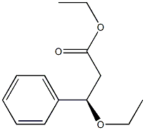 [R,(+)]-3-Ethoxy-3-phenylpropionic acid ethyl ester Structure