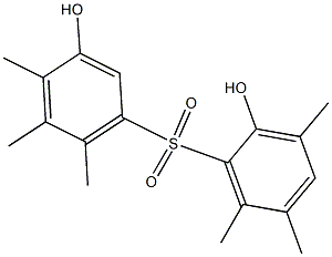 2,3'-Dihydroxy-3,4',5,5',6,6'-hexamethyl[sulfonylbisbenzene] Structure