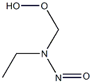 N-(Hydroperoxymethyl)-N-nitrosoethanamine Structure