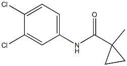 N-(3,4-Dichlorophenyl)-1-methylcyclopropanecarboxamide 구조식 이미지