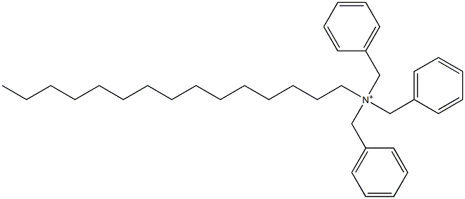 Pentadecyltribenzylaminium 구조식 이미지