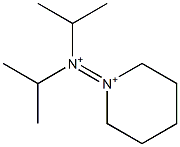1-(Diisopropyliminio)piperidin-1-ium 구조식 이미지
