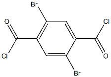 2,5-Dibromoterephthalic acid dichloride Structure