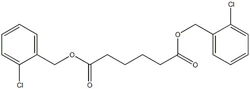 Adipic acid bis(2-chlorobenzyl) ester 구조식 이미지