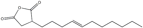 3,4-Dihydro-3-(4-undecenyl)-2,5-furandione Structure