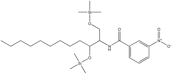 N-[1,3-Bis(trimethylsilyloxy)dodecan-2-yl]-3-nitrobenzamide 구조식 이미지