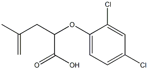 2-(2,4-Dichlorophenyloxy)-4-methyl-4-pentenoic acid 구조식 이미지