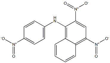 1-(4-Nitrophenyl)amino-2,4-dinitronaphthalene 구조식 이미지