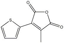 3-Methyl-4-(2-thienyl)furan-2,5-dione 구조식 이미지