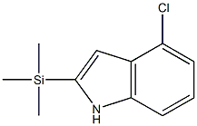 2-Trimethylsilyl-4-chloro-1H-indole Structure