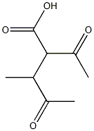 2,3-Diacetylbutyric acid 구조식 이미지
