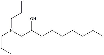 1-Dipropylamino-2-nonanol Structure