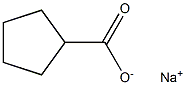 Cyclopentanecarboxylic acid sodium salt 구조식 이미지