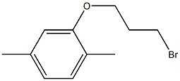 1-(3-Bromopropoxy)-2,5-dimethylbenzene Structure