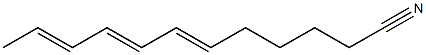 6,8,10-Dodecatrienenitrile Structure