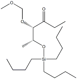 (4S,5R)-4-Methoxymethoxy-5-tributylsiloxy-3-hexanone Structure