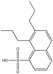 7,8-Dipropyl-1-naphthalenesulfonic acid Structure