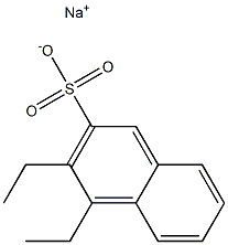 3,4-Diethyl-2-naphthalenesulfonic acid sodium salt Structure