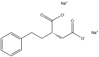 [S,(-)]-2-Phenethylsuccinic acid disodium salt Structure