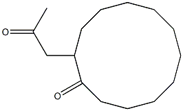 2-(2-Oxopropyl)cyclododecanone 구조식 이미지