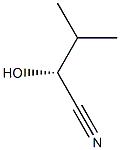 [R,(+)]-2-Hydroxy-3-methylbutyronitrile Structure