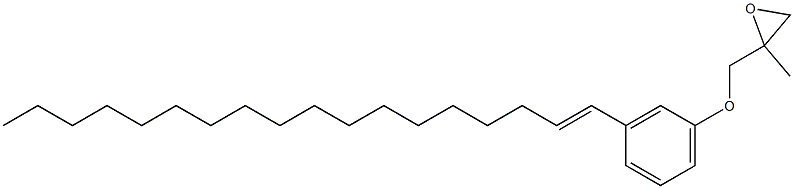 3-(1-Octadecenyl)phenyl 2-methylglycidyl ether Structure