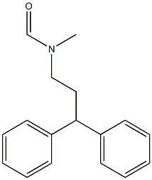 [Methyl(3,3-diphenylpropyl)amino]formaldehyde 구조식 이미지