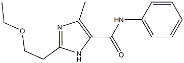 N-Phenyl-4-methyl-2-(2-ethoxyethyl)-1H-imidazole-5-carboxamide Structure