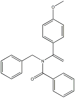 N-Benzyl-N-[1-(4-methoxyphenyl)ethenyl]benzamide 구조식 이미지