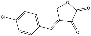 4-(4-Chlorobenzylidene)-4,5-dihydro-2,3-furandione Structure