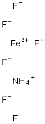 Ammonium iron(III) hexafluoride Structure