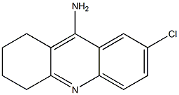 5,6,7,8-Tetrahydro-2-chloroacridine-9-amine 구조식 이미지