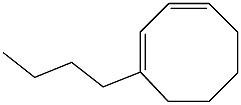 1-Butyl-1,3-cyclooctadiene Structure