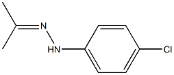 Acetone 4-chlorophenyl hydrazone 구조식 이미지