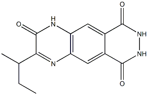 3-(1-Methylpropyl)pyridazino[4,5-g]quinoxaline-2,6,9(1H,7H,8H)-trione Structure