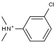 N,N-Dimethyl-3-chloroanilinium Structure