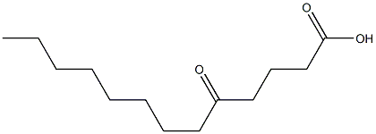 5-Oxotridecanoic acid Structure