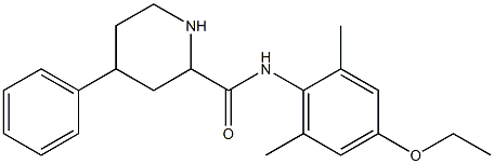 N-(4-Ethoxy-2,6-dimethylphenyl)-4-phenyl-2-piperidinecarboxamide Structure