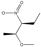 (2S,3S)-2-Methoxy-3-nitropentane Structure