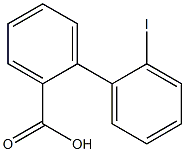 2'-Iodo-1,1'-biphenyl-2-carboxylic acid Structure