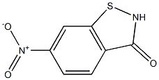 6-Nitro-1,2-benzisothiazol-3(2H)-one Structure