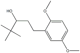 1-(2,5-Dimethoxyphenyl)-4,4-dimethylpentan-3-ol 구조식 이미지