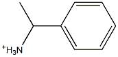 1-Phenylethylammonium 구조식 이미지