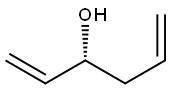 [R,(-)]-1,5-Hexadiene-3-ol 구조식 이미지