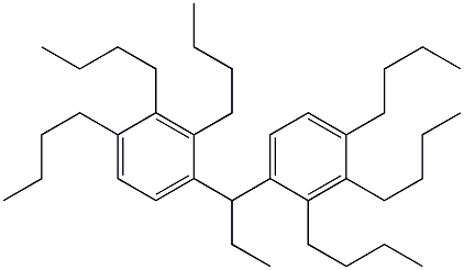 4,4'-Propylidenebis(1,2,3-tributylbenzene) 구조식 이미지