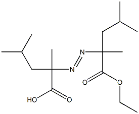 2,2'-Azobis(2,4-dimethylvaleric acid ethyl) ester Structure