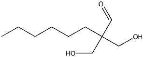 2,2-Bis(hydroxymethyl)octanal Structure