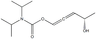 N,N-Diisopropylcarbamic acid [(4S)-4-hydroxy-1,2-pentadienyl] ester Structure