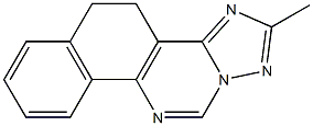 6,7-Dihydro-16-methyl-11,13,15,17-tetraaza-13H-cyclopenta[a]phenanthrene Structure