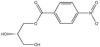 [S,(+)]-L-Glycerol 1-(p-nitrobenzoate) 구조식 이미지